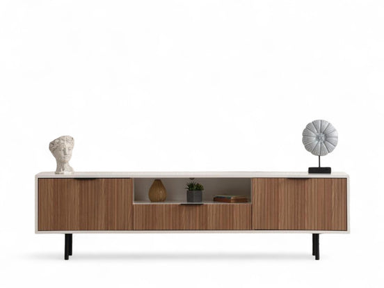 Canva Tv Unit Walnut 200cm