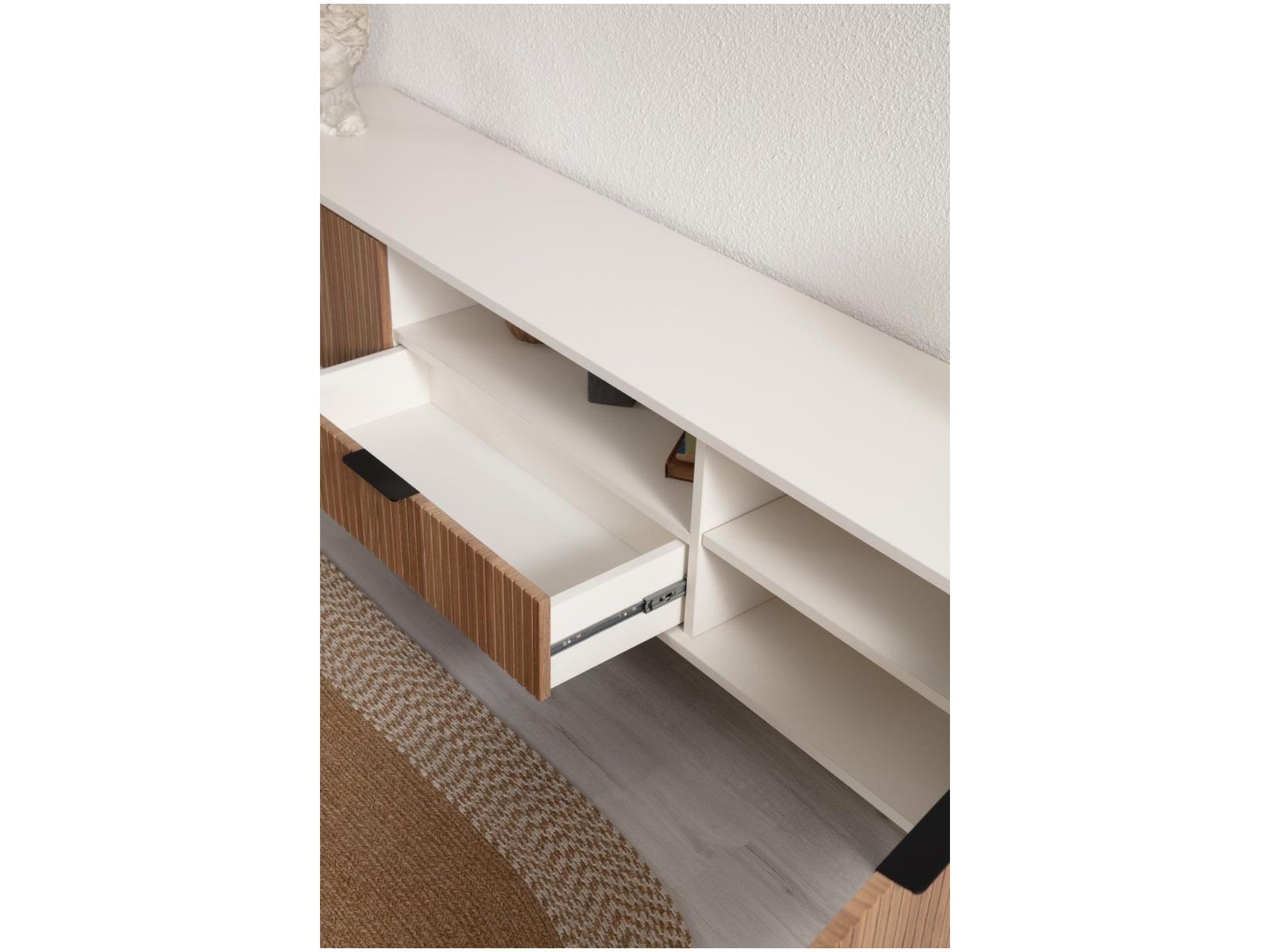 Canva Tv Unit Walnut 200cm