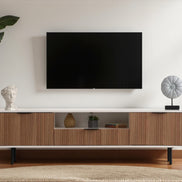 Canva Tv Unit Walnut 200cm