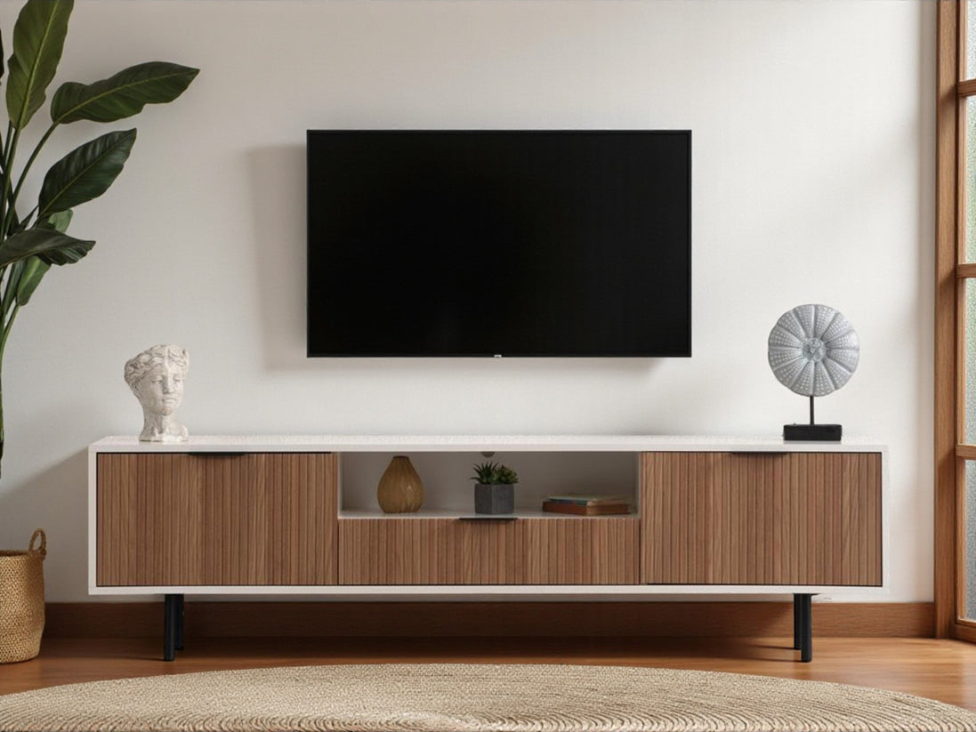 Canva Tv Unit Walnut 200cm