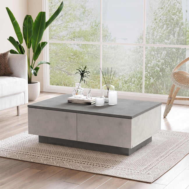 Teravista Coffee Table Concrete - Stone Finish