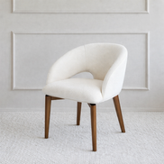 Ella Wood Swivel Dining Chair