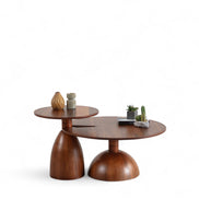 Dinna Walnut Coffee Table Set