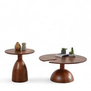 Dinna Walnut Coffee Table Set