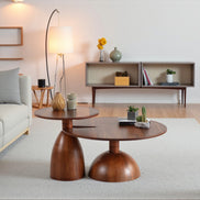 Dinna Walnut Coffee Table Set