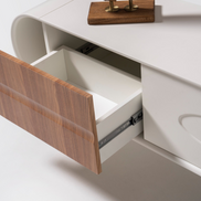 Discovery Tv Unit Cream Walnut 200cm