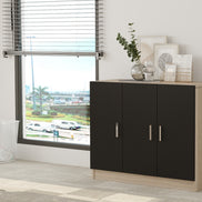 Valmere Book shelve file cabinet Wide Oak