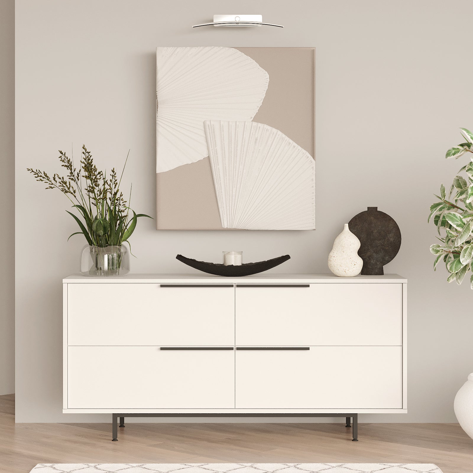 Wintermist Sideboard White