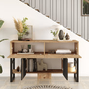 Solenne Entryway Table With Storage Pine