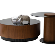 683 - 684 Walnut Coffee Table Set