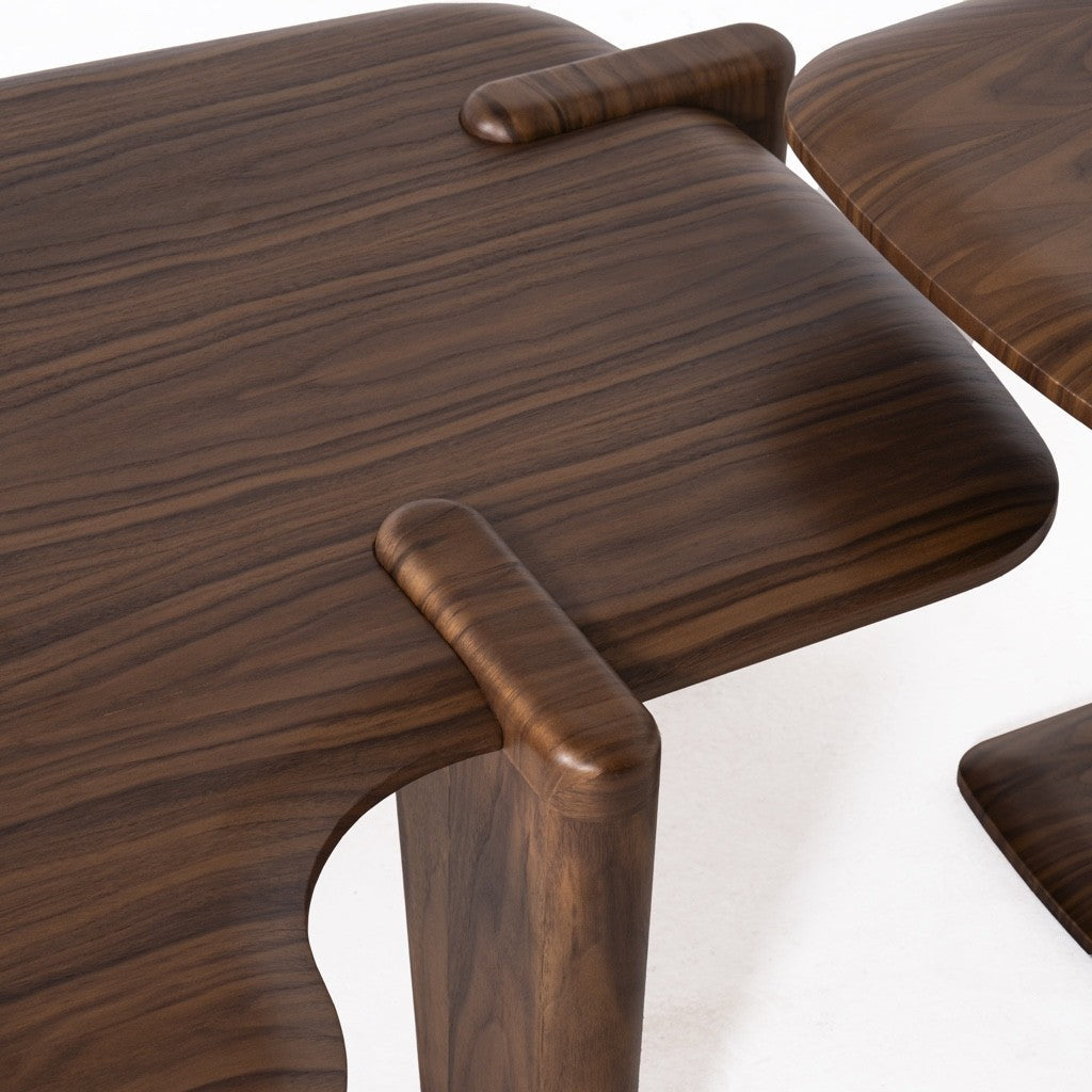 Craft Coffee Table Set Walnut