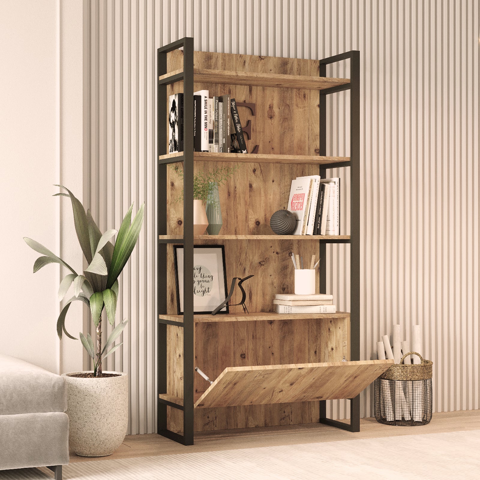 Solenne BookShelf Pine