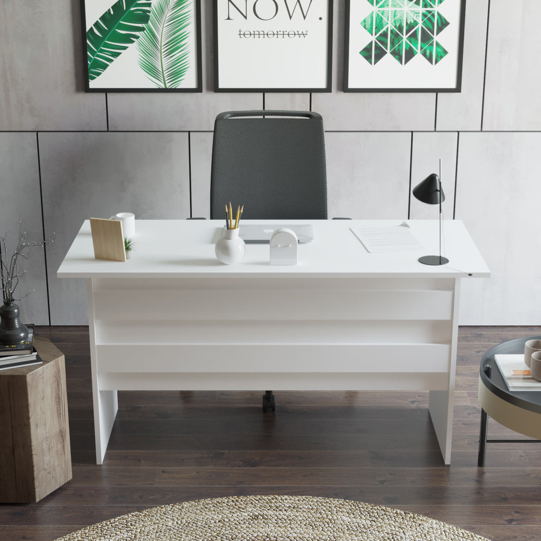 Valmere Office Desk White