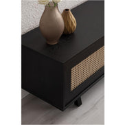 Finn Tv Unit Black 200cm