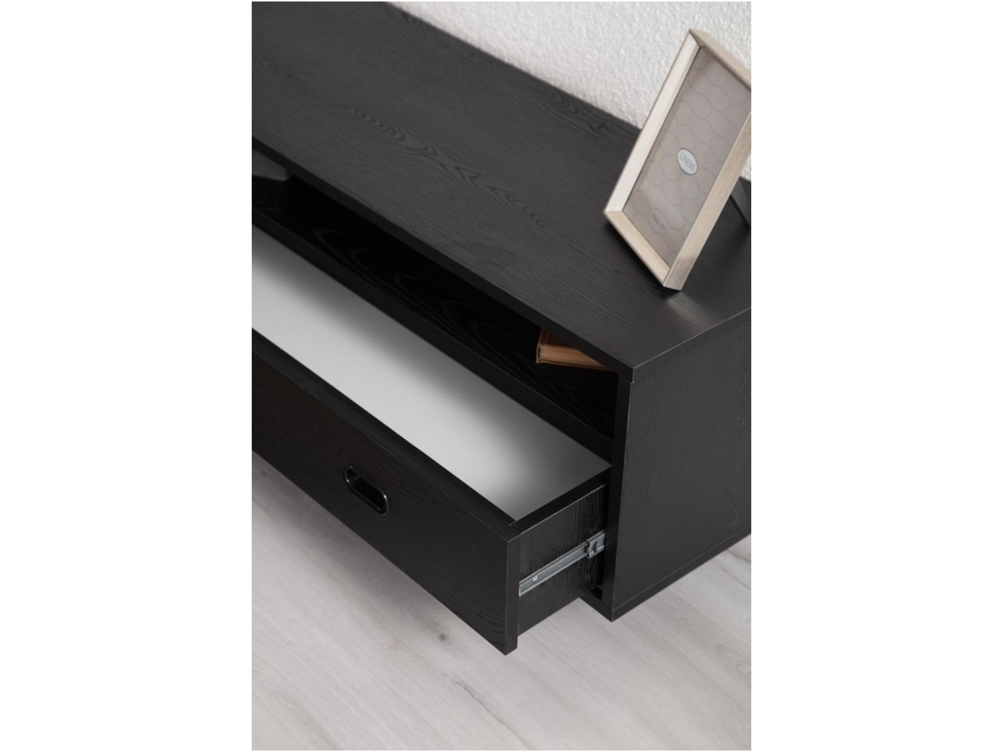 Finn Tv Unit Black 200cm