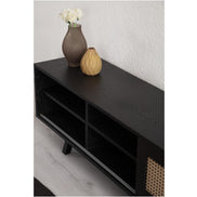 Finn Tv Unit Black 200cm