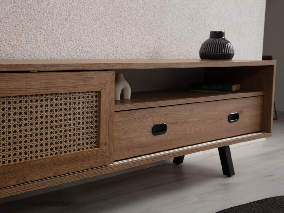 Finn Tv Unit Oak 200cm