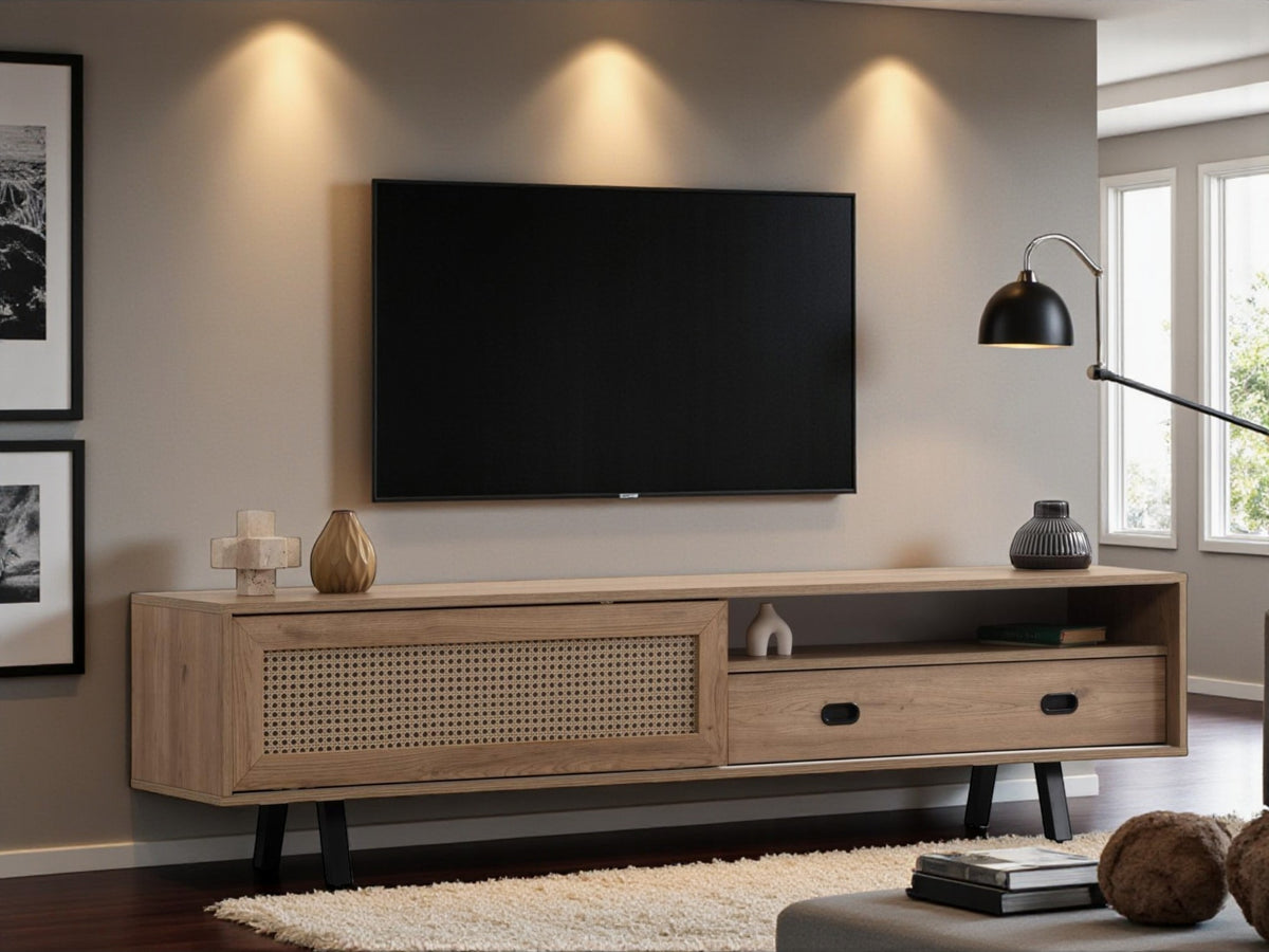 Finn Tv Unit Oak 200cm