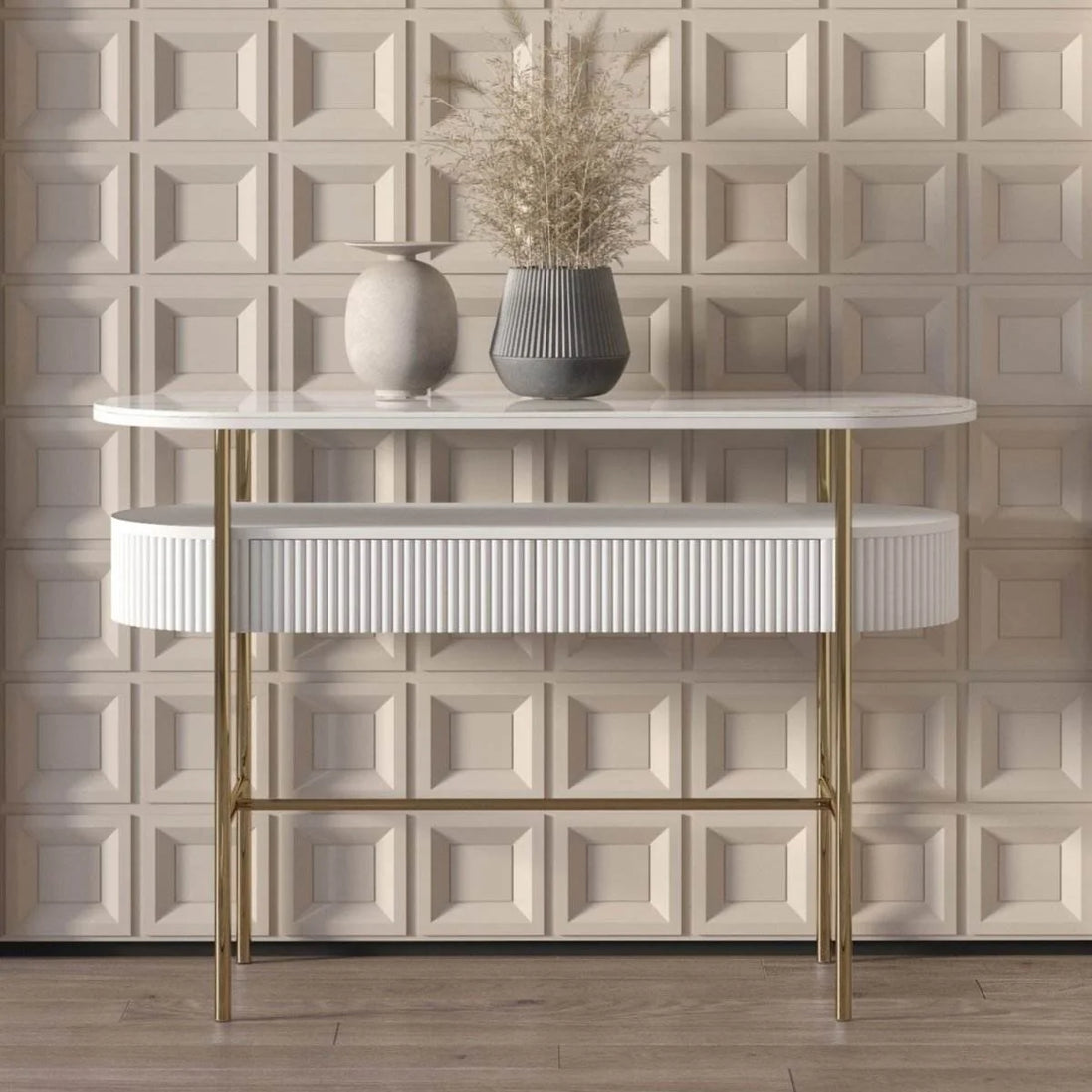 Norix Console Table White