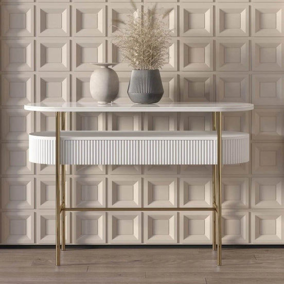 Norix Console Table White