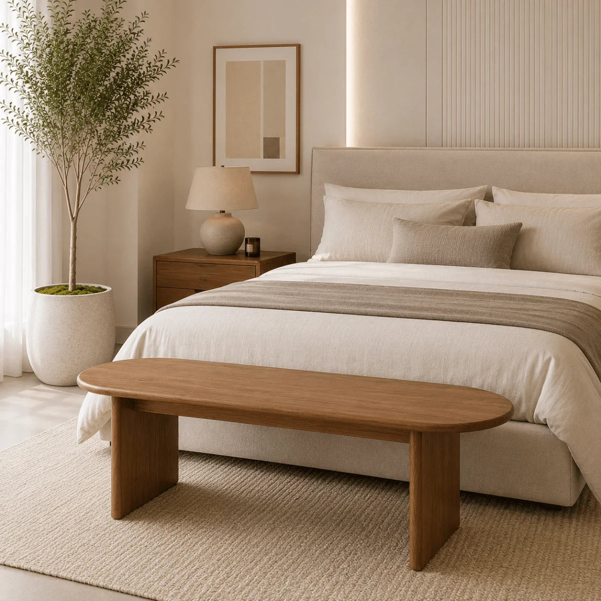 Bexley Bench Brown