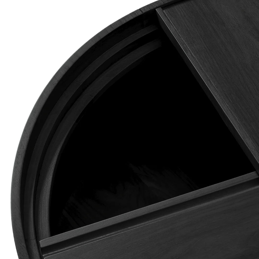 Selric Storage Coffee Table Black