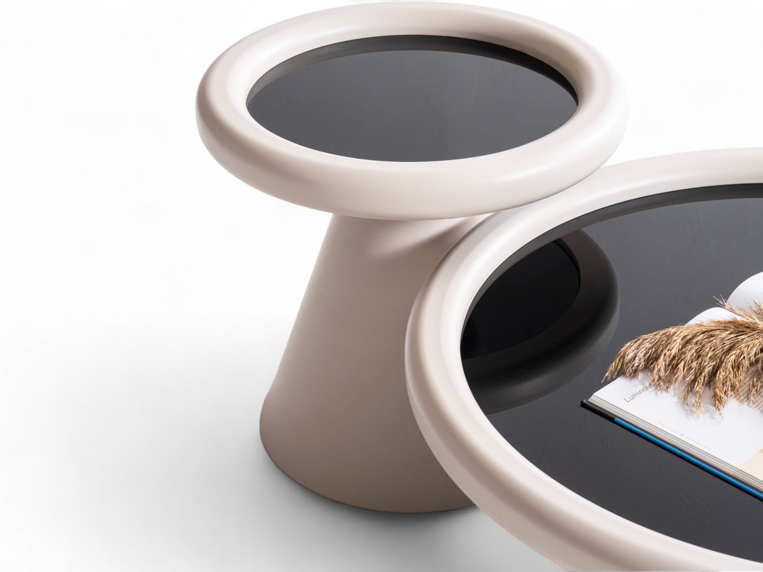 Intense Sand Black Coffee Table Set