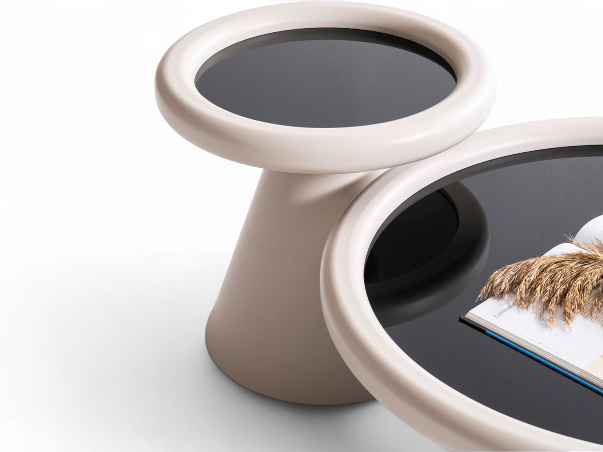 Intense Sand Black Coffee Table Set