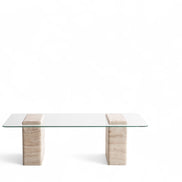 Latte Travertine Coffee Table
