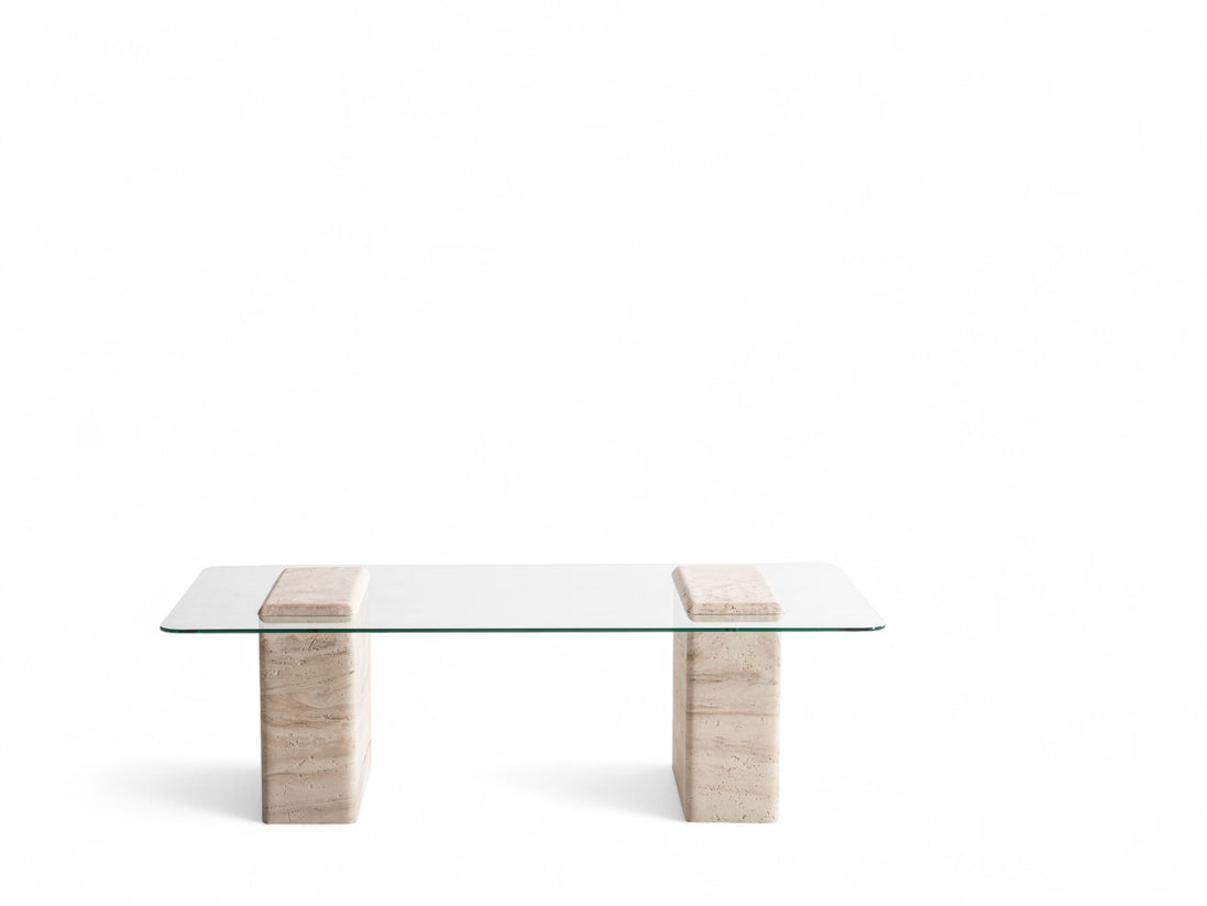 Latte Travertine Coffee Table