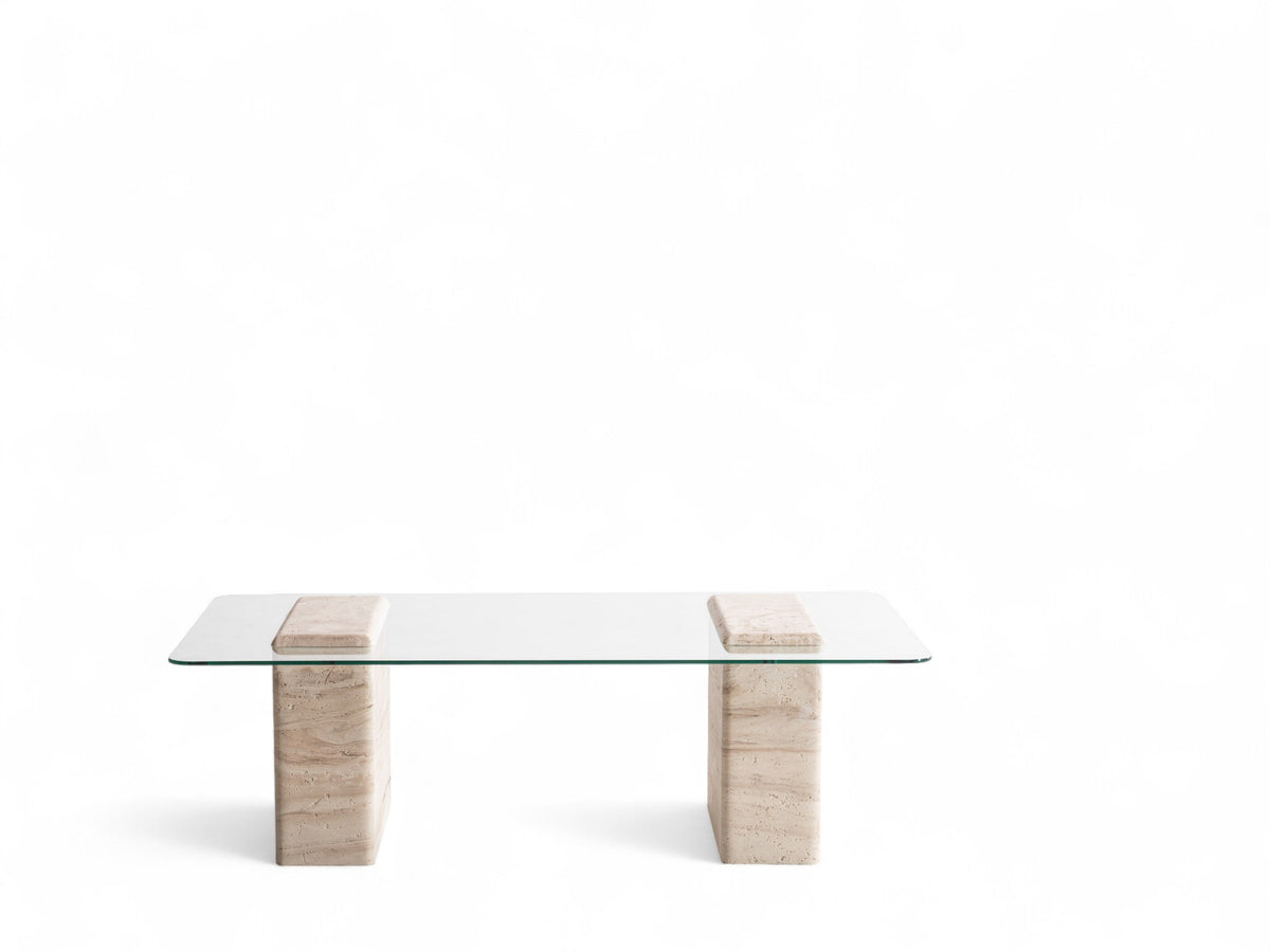 Latte Travertine Coffee Table