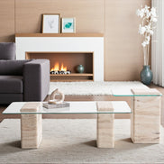 Latte Travertine Coffee Table
