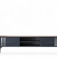 Lincoln Wooden Tv Unit Grey 200cm