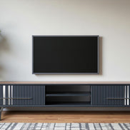 Lincoln Wooden Tv Unit Grey 200cm