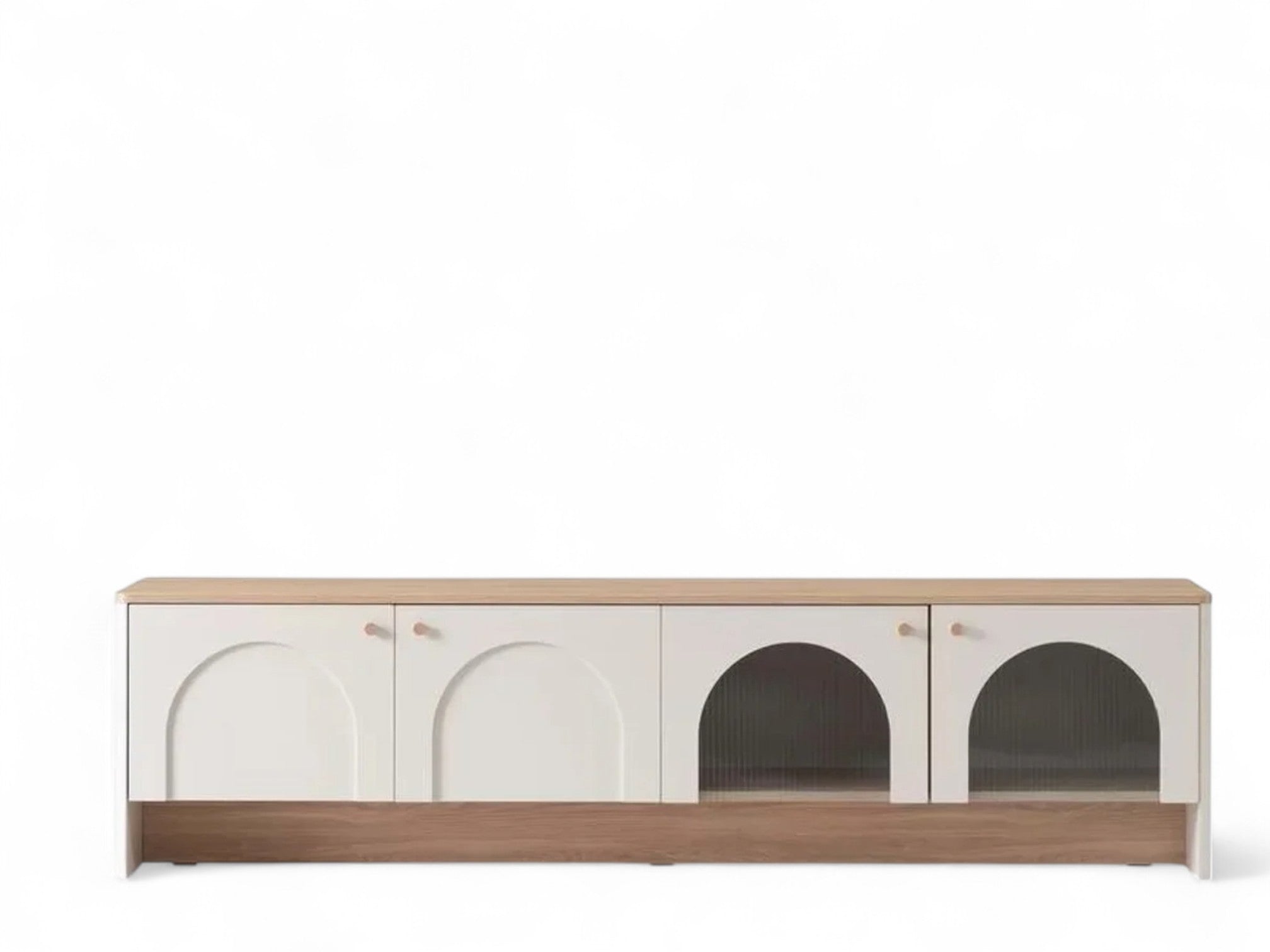 Milos Tv Unit Cream Oak