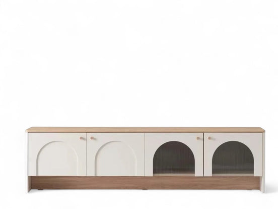 Milos Tv Unit Cream Oak
