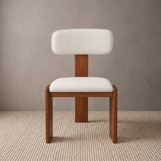 Vance Wood Dining Chair Brown