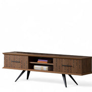Monza Wooden Tv Unit Walnut 160cm