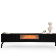Myra Fire Tv Stand Black