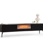 Myra Fire Tv Stand Black