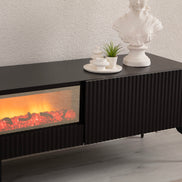 Myra Fire Tv Stand Black