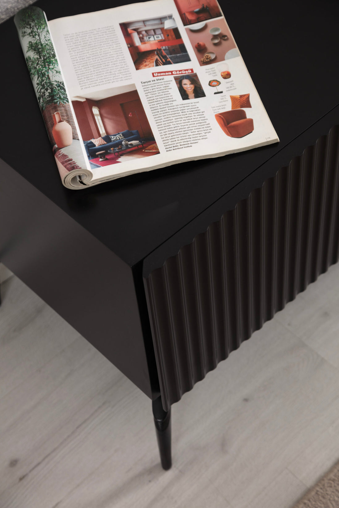 Myra Fire Tv Stand Black