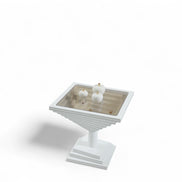 Nile White Side Table