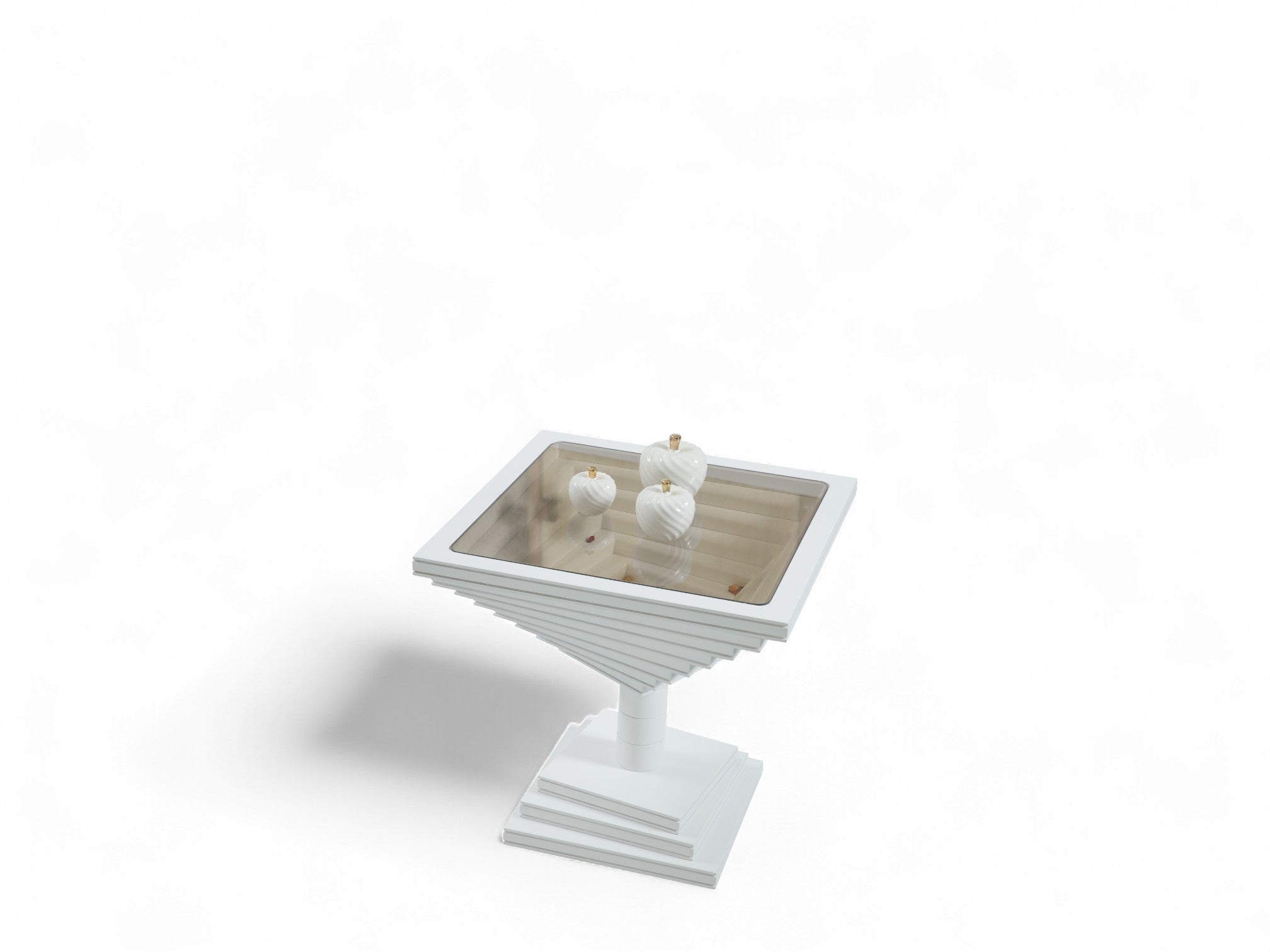 Nile White Side Table