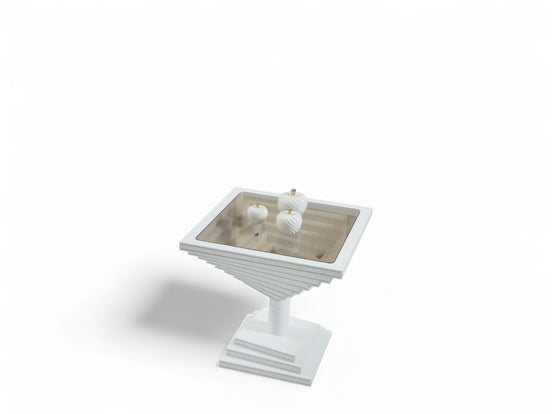 Nile White Side Table