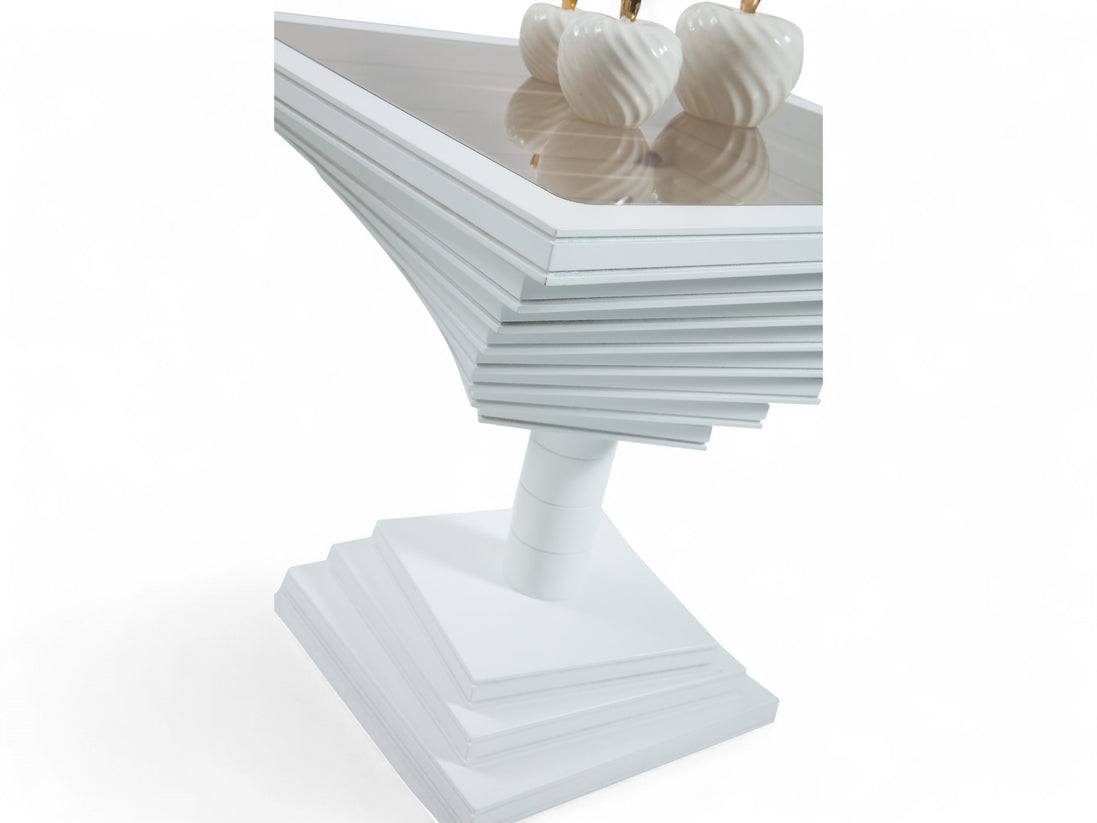Nile White Side Table