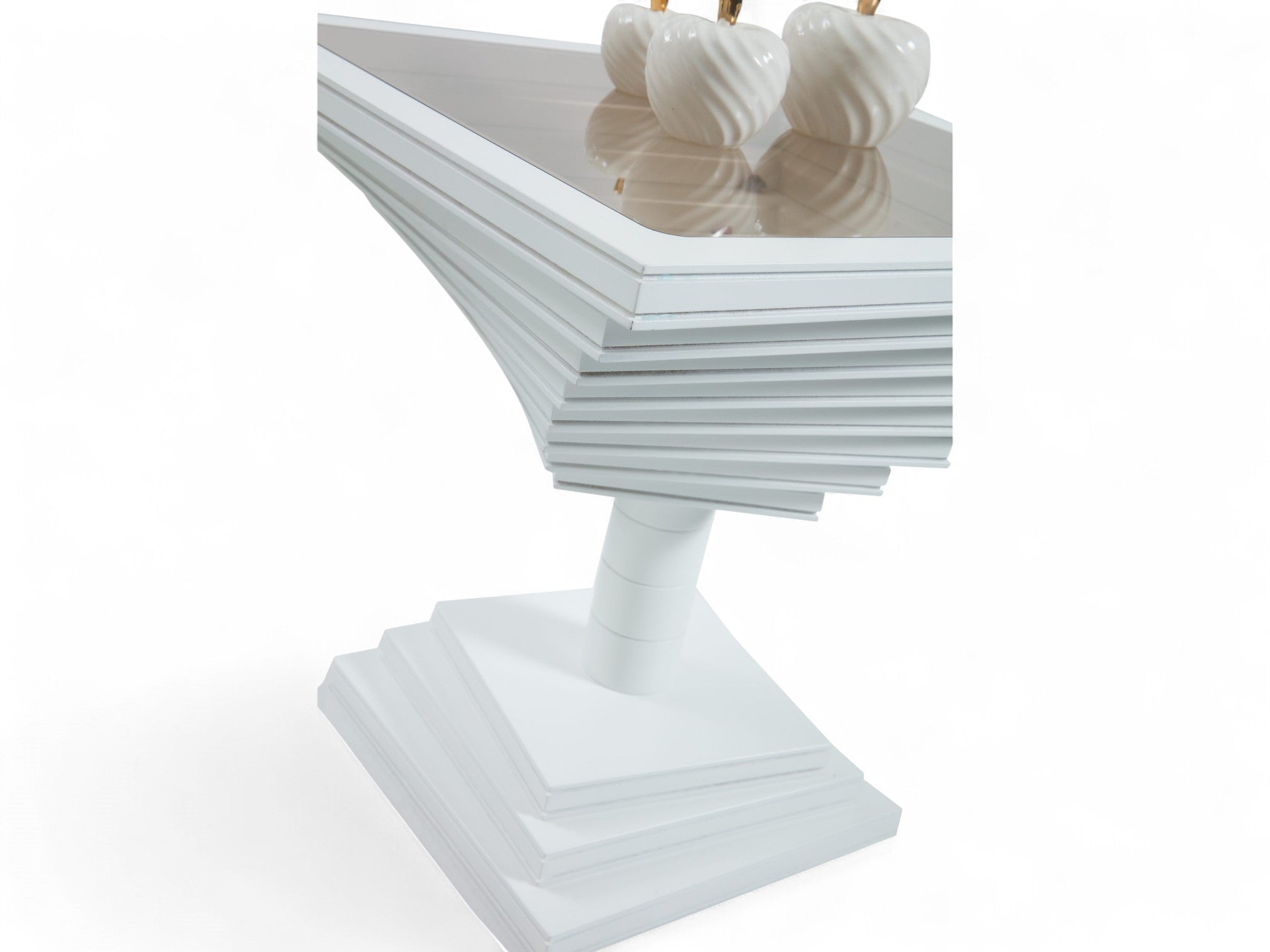 Nile White Side Table