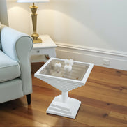 Nile White Side Table