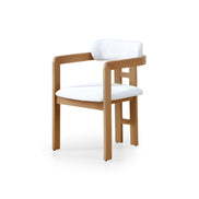 Pasa Dining Chair Natural White