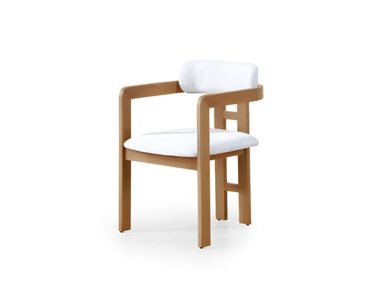Pasa Dining Chair Natural White